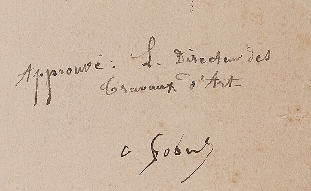 signature de Louis-Rémy Robert