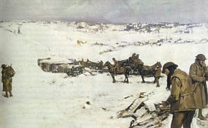 Frank Crozier : Mametz en hiver pendant la Grande Guerre.