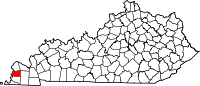 Округ Карлайл, штат Кентукки на карте