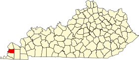 Localisation de Comté de CarlisleCarlisle County