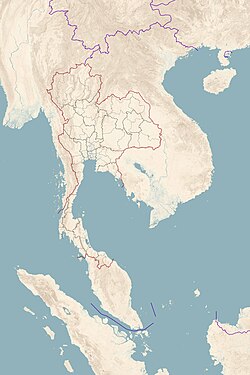 曼谷条约后的暹罗领土（1916年）