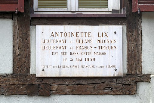 Marie-Antoinette-Lix-plaque-commémorative-Colmar
