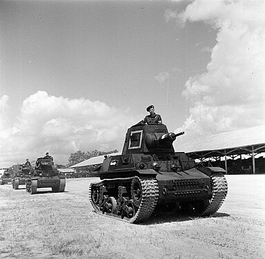 Танк CTMS-1TB1 в Парамарибо, Голландская Гвиана (1947)