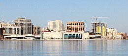 Monona Terrace as seen from Lake Monona Monona Terrace (lake view).jpg