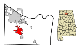 Hartselle – Mappa