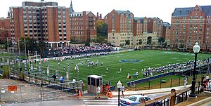 Multi-Sport Field during a Georgetown Hoyas football game in 2008