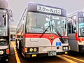 スクールバス（本社営業所車庫にて）