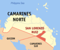 Thumbnail for San Lorenzo Ruiz, Camarines Norte