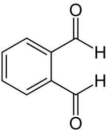 Skeletal formula of o-phthaldehyde