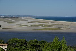 Le massif de la Clape depuis Leucate