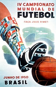 Poster Wrâldkampioenskip fuotbal 1950