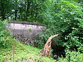 The nearby railway bridge over the Powgree Burn in the Kersland Glen.