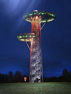 Rõuge observation tower in Tindi