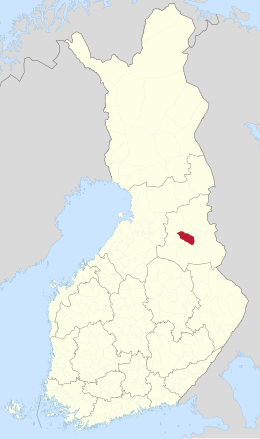 Ristijärvi - Localizazion