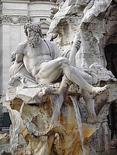 Fountain of the Four Rivers, Bernini, 1651. Rome Fontana dei Quattro Fiumi 01.jpg