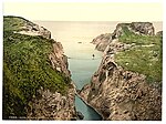 Repbron Carrick-a-Rede omkring 1890–1900.