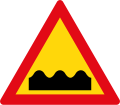 Uneven road