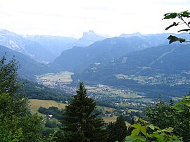 A general view of Samoëns