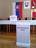 Miniatura pro Referendum na Slovensku v roku 2015