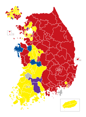 South Korean Legislative Election 2012 districts no llang.svg