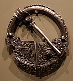 9th century silver brooch, Rathlin Island, County Antrim