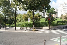 Vue générale du square.