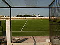 Pelouse vue depuis la tribune après la modernisation du stade (2009).