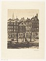 Stadsgezicht, ets, collectie Rijksmuseum Amsterdam