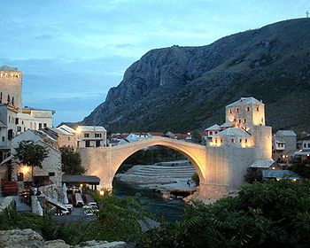 Le vieux pont, Stari Most en 2004