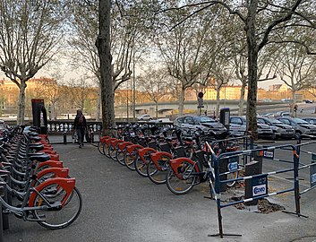 La station Vélo'v.