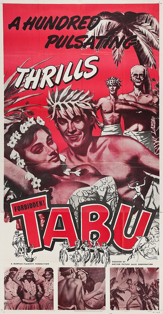 Description de l'image Tabu A Story of the South Seas (1949 US re-release poster).jpg.