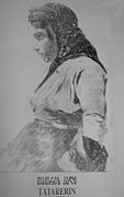 A Tatar (Azerbaijani) woman in Georgia