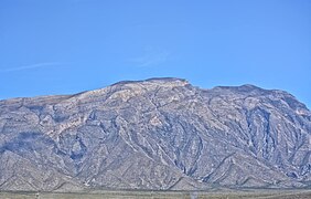 Cerro Tía Chena visto desde Mina, Nuevo León