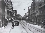 Straßenbahn in der Calle San Andrés (1935)