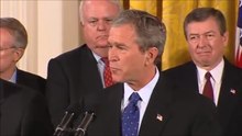 File:U.S. President George W. Bush delivers remarks and signs the USA PATRIOT Act of 2001 (October 26, 2001).webm