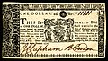 Maryland colonial currency, 1 dollar, 1770 (obverse)