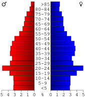 Bevolkingspiramide Greene County