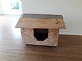 製作中の犬小屋