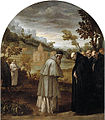 Der hl. Bruno verabschiedet sich vom hl. Hugo vor seiner Reise nach Rom, 1626-32, Öl auf Leinwand, 336,5 × 297 cm, Prado, Madrid