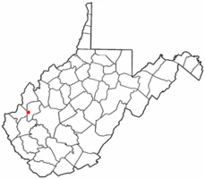 Location of Hurricane, West Virginia