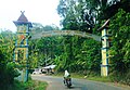 Gapura perbatasan Kabupaten Tapanuli Utara dan Kabupaten Tapanuli Selatan di dusun Simajambu