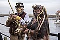 A man and woman in steampunk clothing (2014)