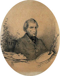 Willem Pieter Hoevenaar portréja (fia, Jozef alkotása)