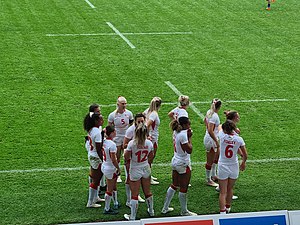 Team England at the 2022 Commonwealth Games. Women's rugby sevens at the 2022 Commonwealth Games - England vs South Africa 175112.jpg