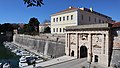 Porta di Terraferma and Maritime High School in Zadar