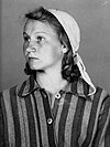 Zofia Posmysz as Auschwitz inmate, 1942