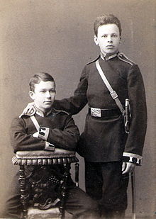 Смысловские Евгений Константинович и Павел Константинович. 1885 год.