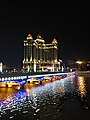 The night of Zhangjiakou City