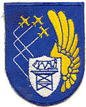 Patch showing the emblem of the 701st Aircraft Control and Warning Squadron and 701st Radar Squadron.