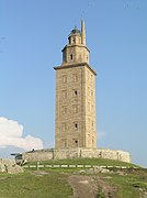 Torre de Hércules en La Coruña.